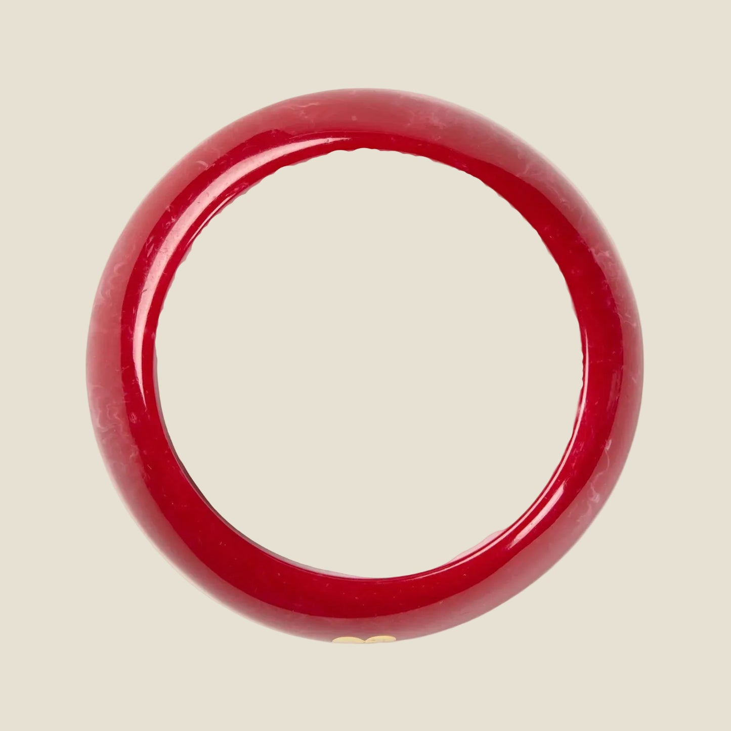 BANGLE ROUND RED