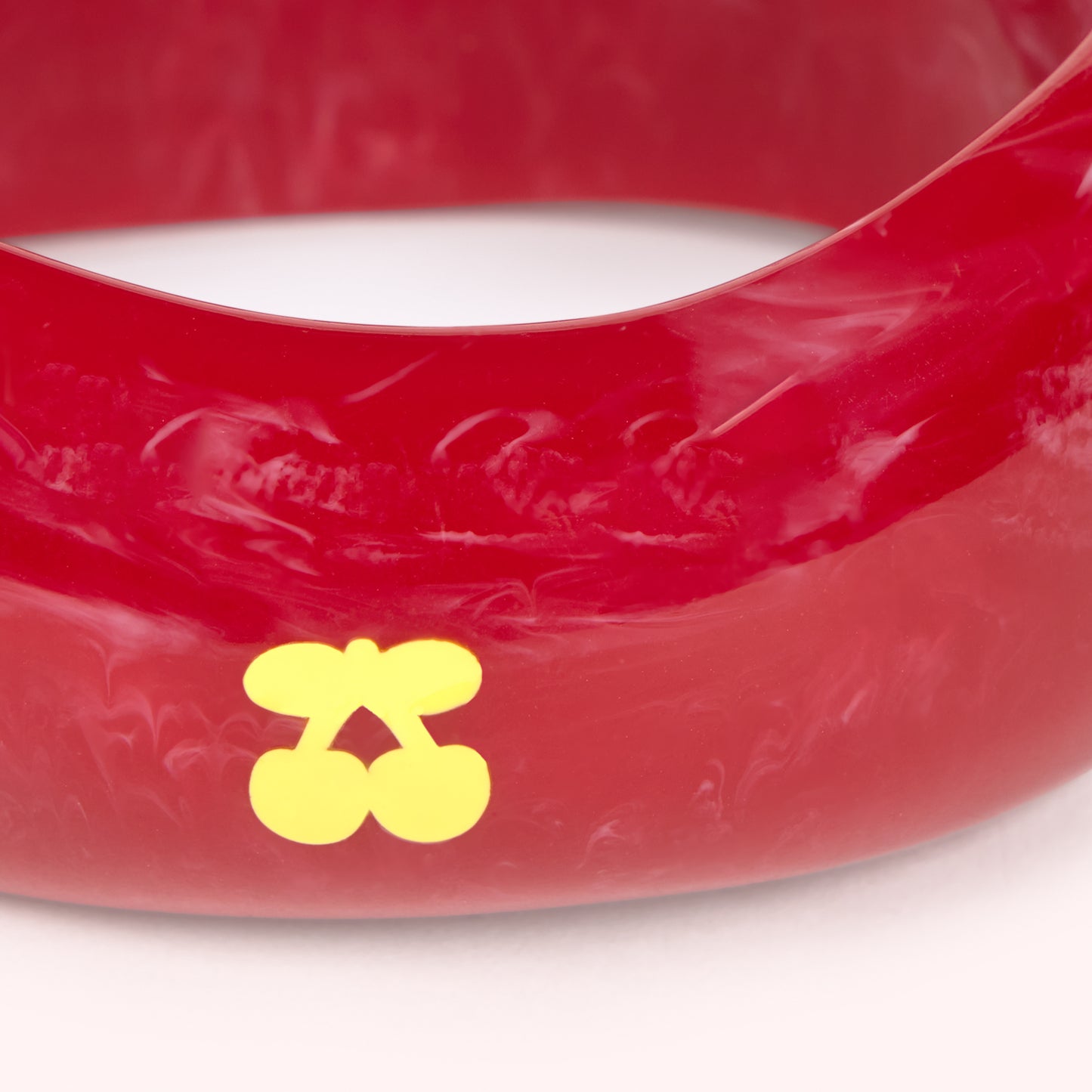 BANGLE ROUND RED