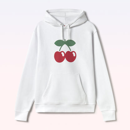 Basic-Sweatshirt mit Kirschen