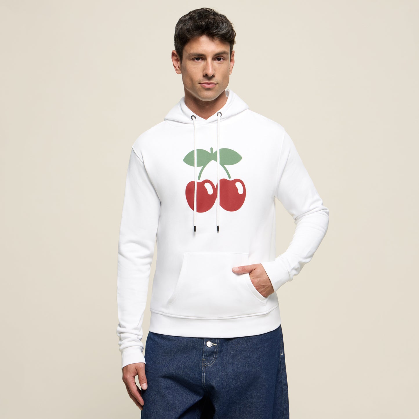 HOODIE BASIC WHITE