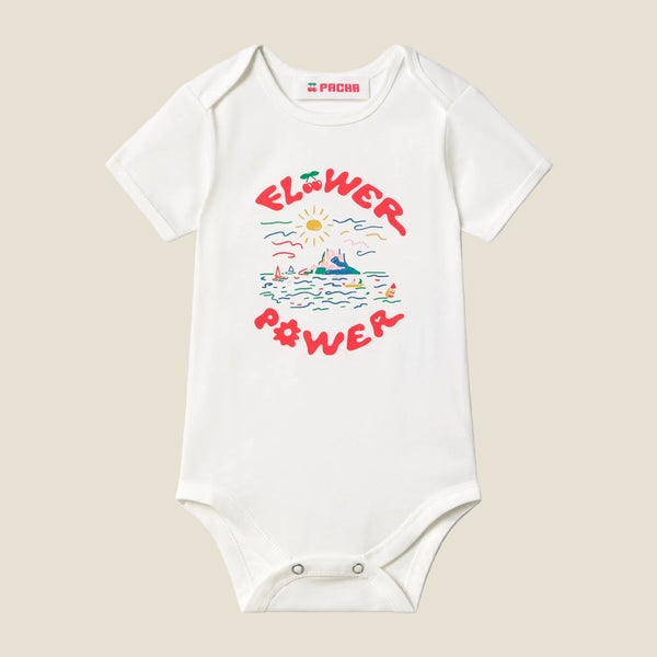 BABY BODY FLOWER ES VEDRÁ WHITE