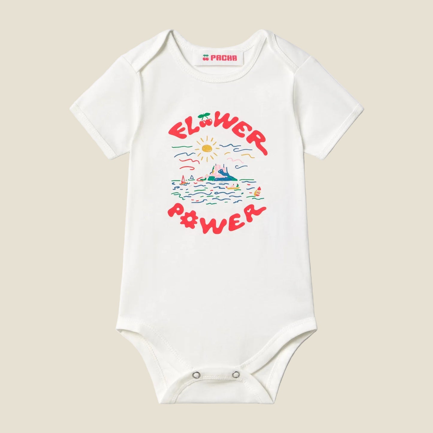 BABY BODY FLOWER ES VEDRÁ WHITE