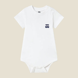 Body bébé cerise brodé