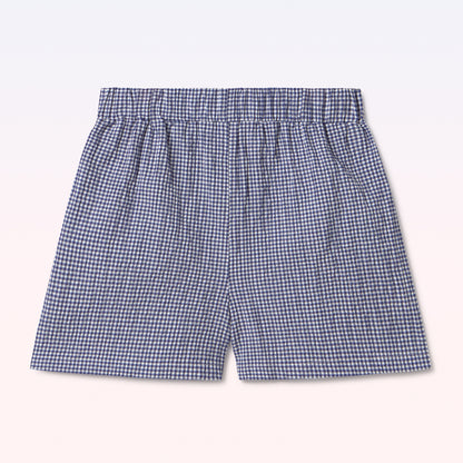 BOXER VICHY BLUE