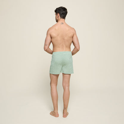 BOXER VICHY GREEN