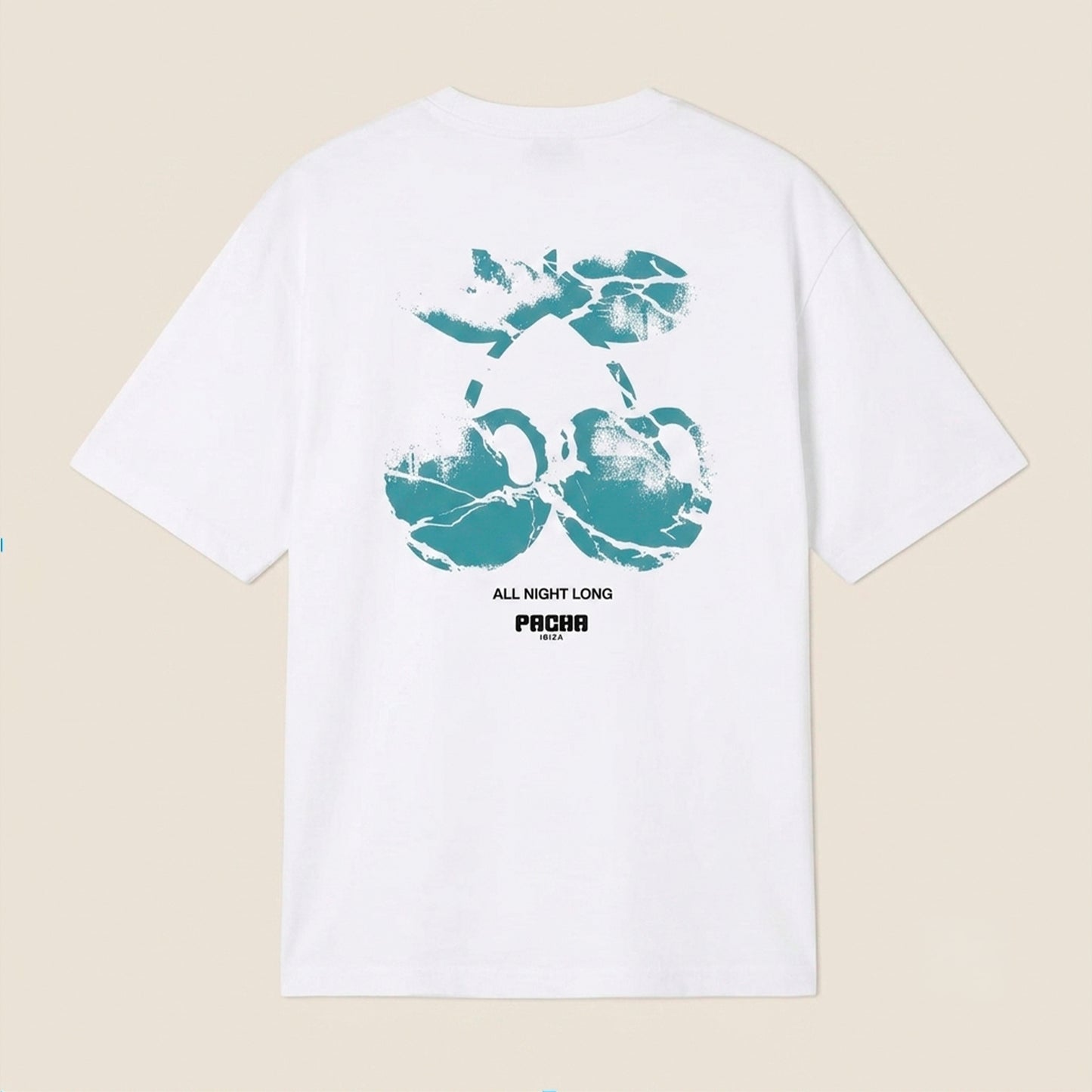 T-SHIRT BROKEN CHERRY WHITE