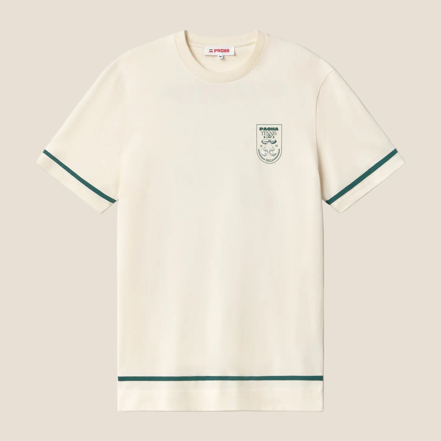 T-SHIRT TENNIS ECRU