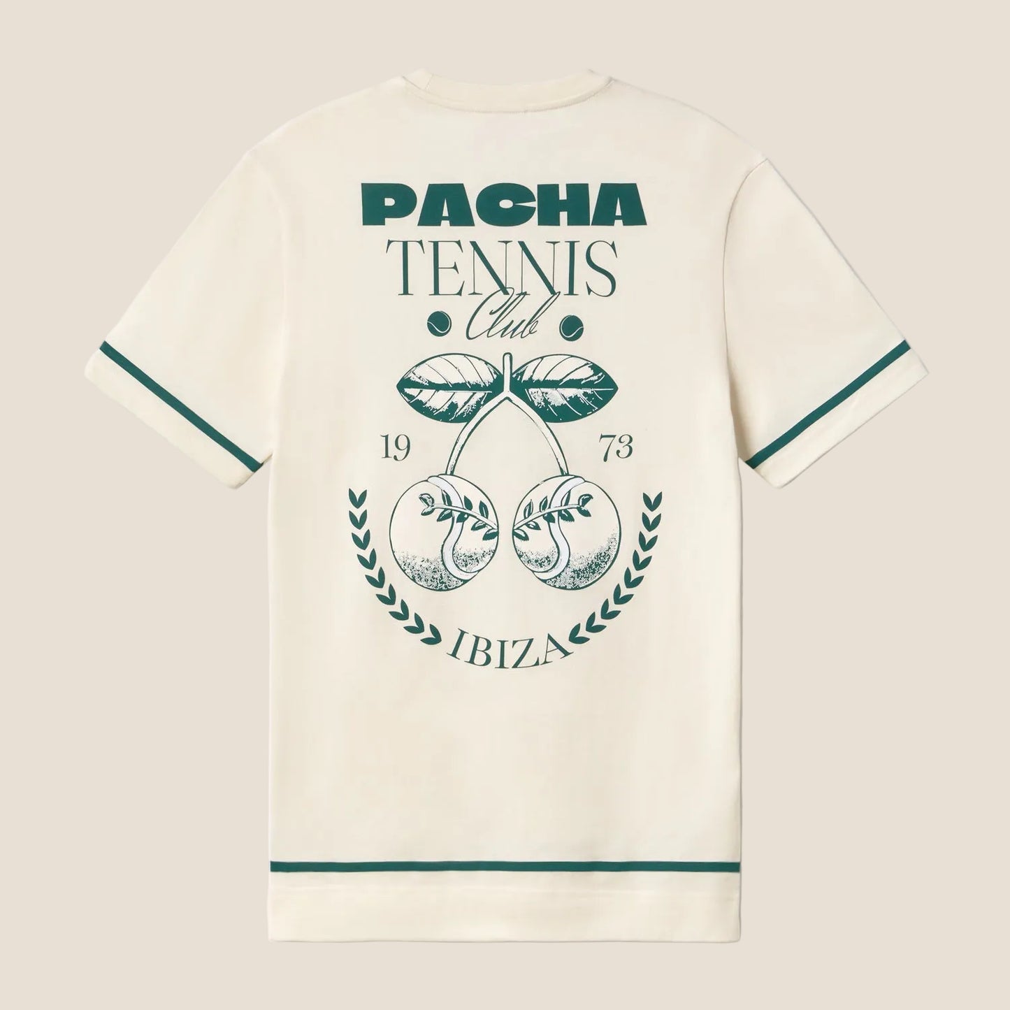T-SHIRT TENNIS ECRU