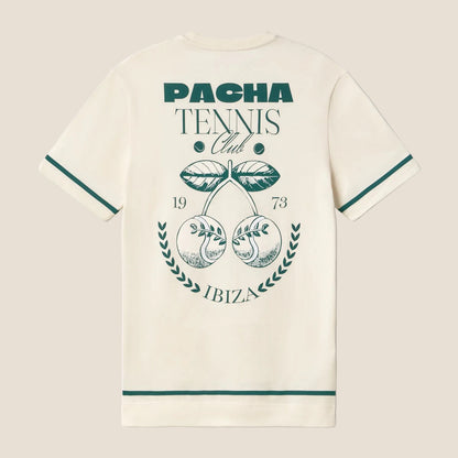 T-SHIRT TENNIS ECRU