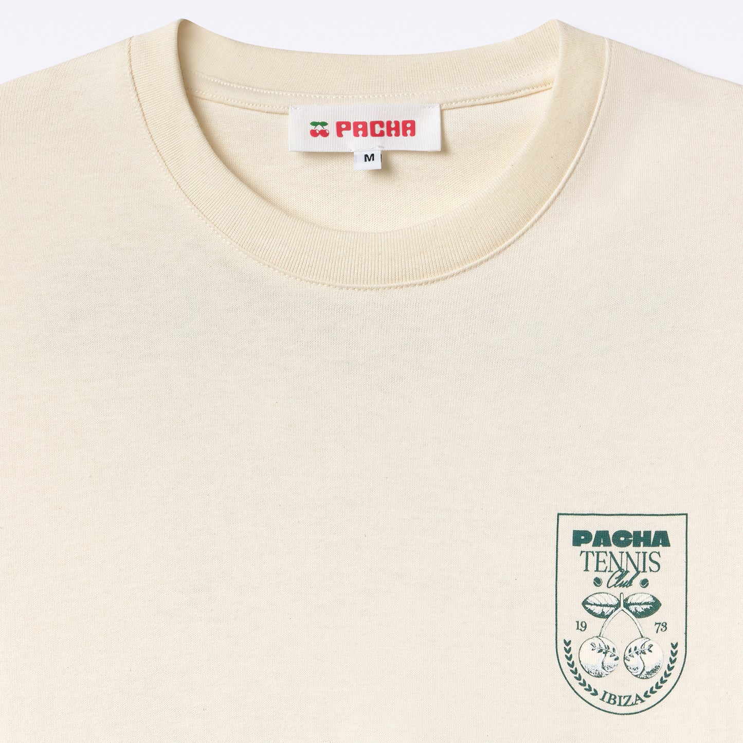 T-SHIRT TENNIS ECRU