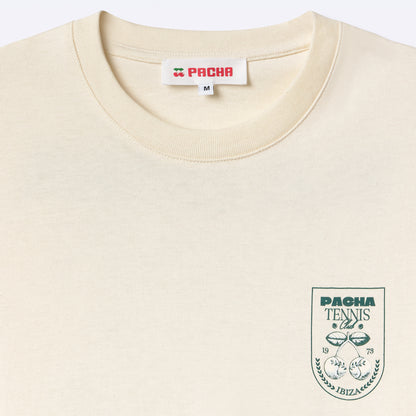 T-SHIRT TENNIS ECRU