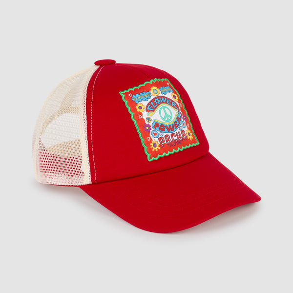 Trucker Flower Cap
