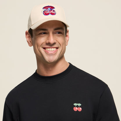 CAP PACHA CHERRY BASEBALL ECRU
