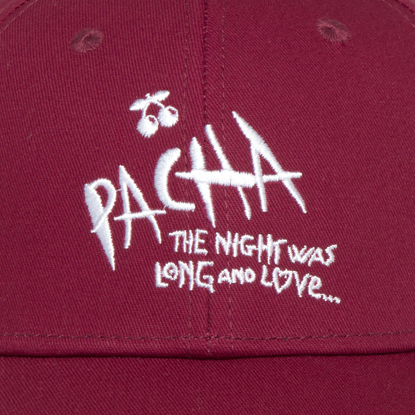 CAP PACHA NIGHT WAS BASEBALL BURGUNDY