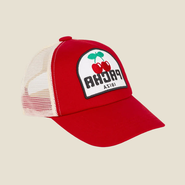 CAP REFLECT TRUCKER RED