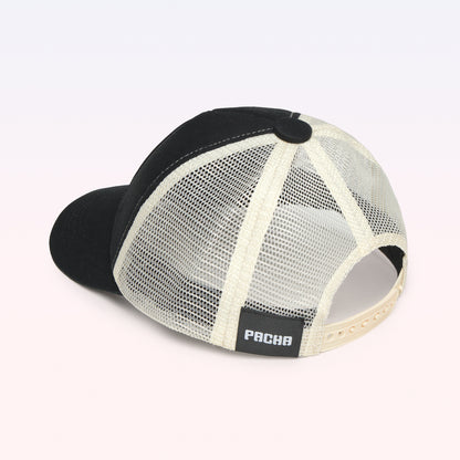 CAP REFLECT TRUCKER KIDS BLACK