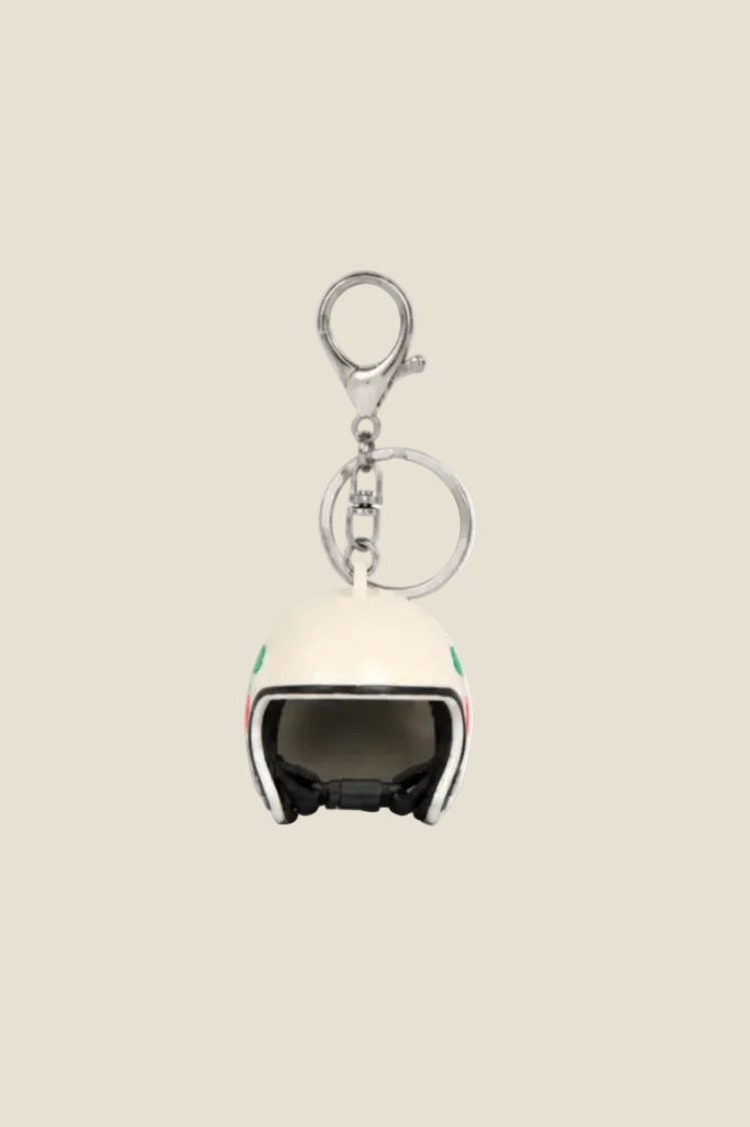 KEYRING HELMET BEIGE