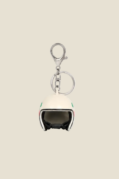KEYRING HELMET BEIGE