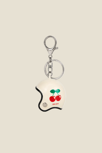 KEYRING HELMET BEIGE
