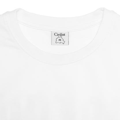 T-SHIRT CIVILIST CHERRY X PACHA WHITE