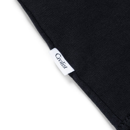 T-SHIRT CIVILIST LETTER X PACHA BLACK