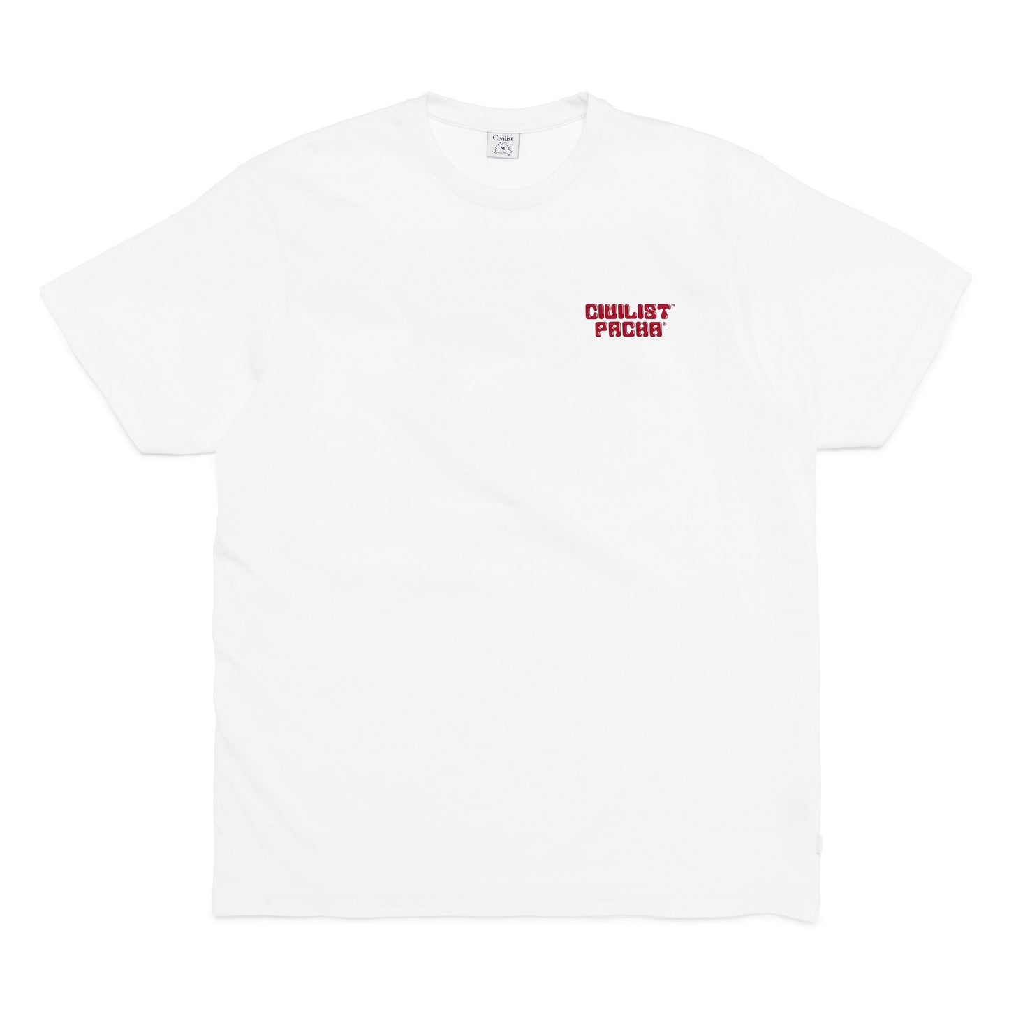 T-SHIRT CIVILIST CHERRY X PACHA WHITE
