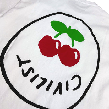 T-SHIRT CIVILIST CHERRY X PACHA WHITE