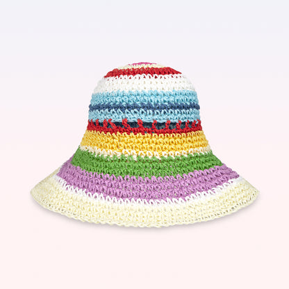 CROCHET SUN HAT MULTICOLOR