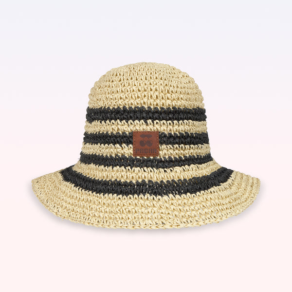 CROCHET SUN HAT STRIPES