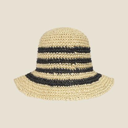 CROCHET SUN HAT STRIPES