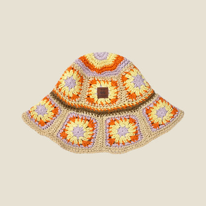 CROCHET SUN HAT FLOWER