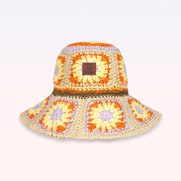 CROCHET SUN HAT FLOWER