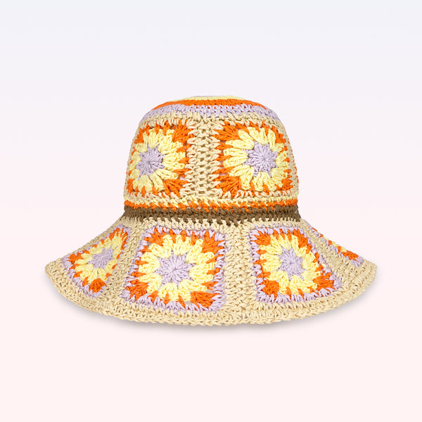 CROCHET SUN HAT FLOWER - second image