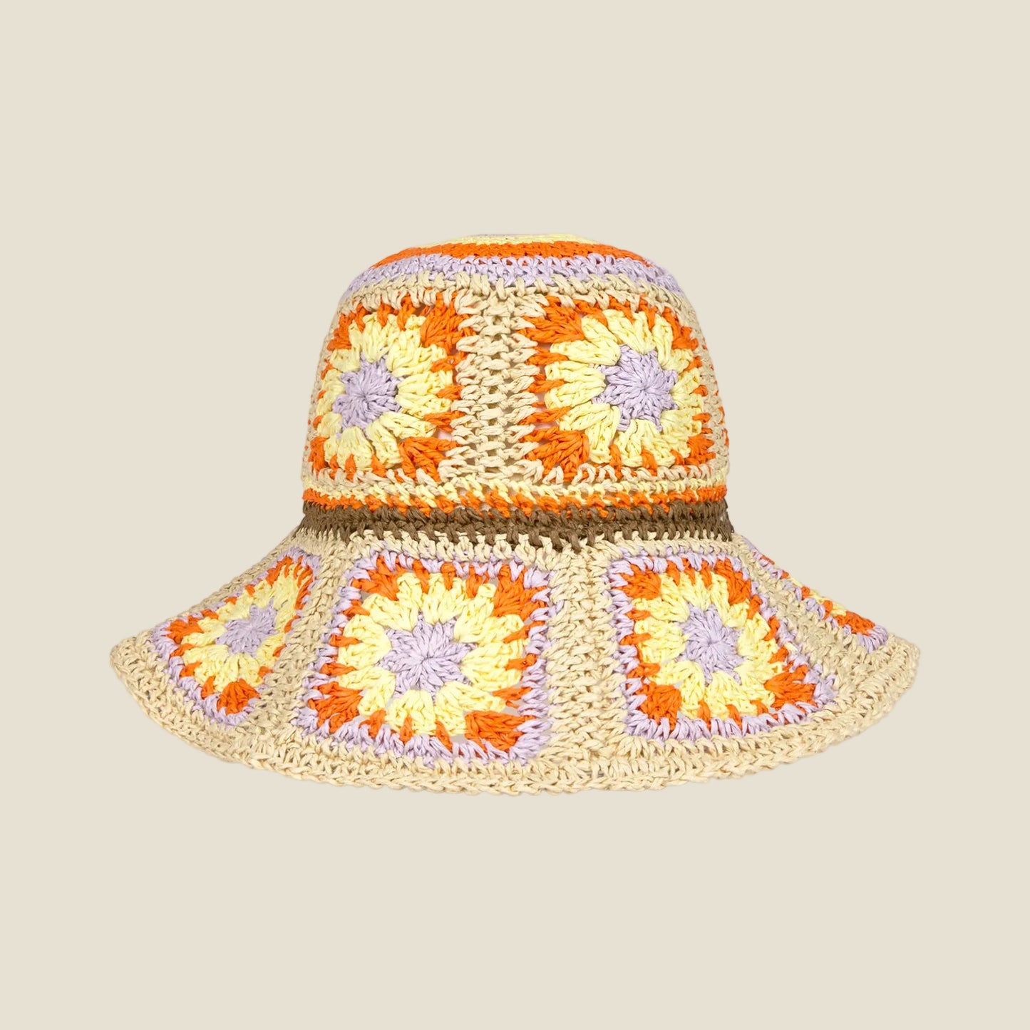 CROCHET SUN HAT FLOWER