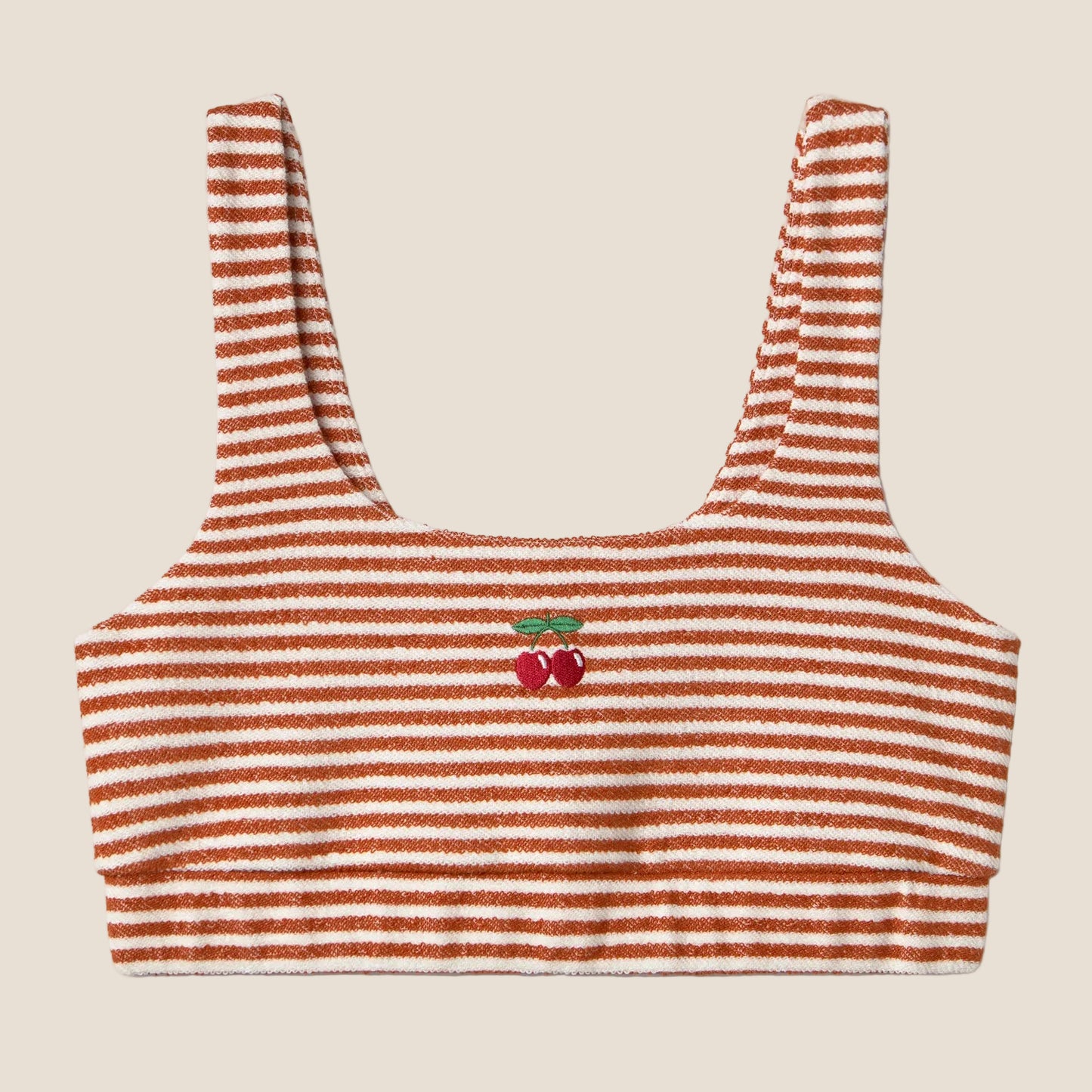 CROP TOP STRIPES ORANGE