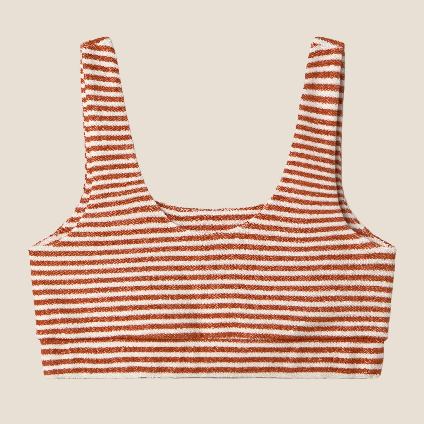 CROP TOP STRIPES ORANGE