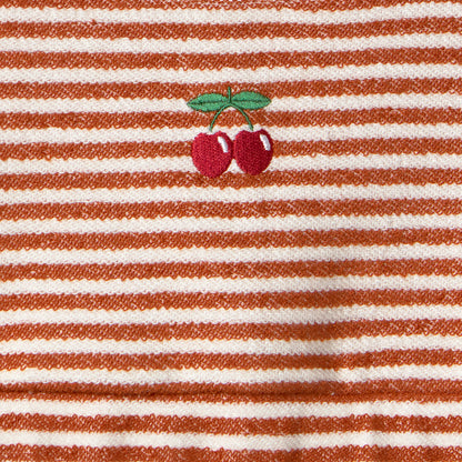 CROP TOP STRIPES ORANGE