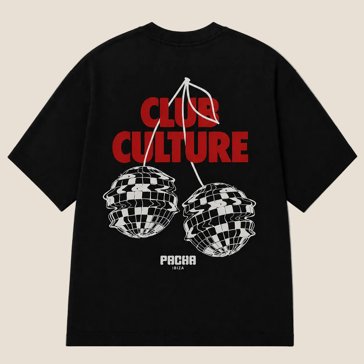 T-SHIRT DISCO BALL BLACK