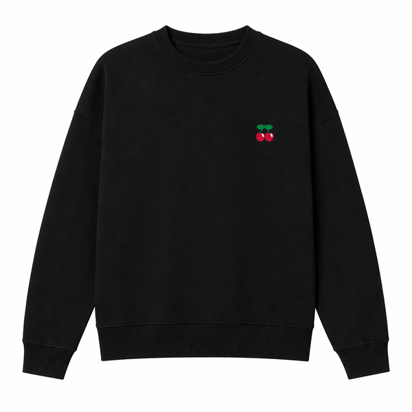 SWEATSHIRT BASIC POCKET BLACK - second image