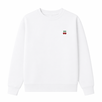 SWEATSHIRT BASIC POCKET WHITE