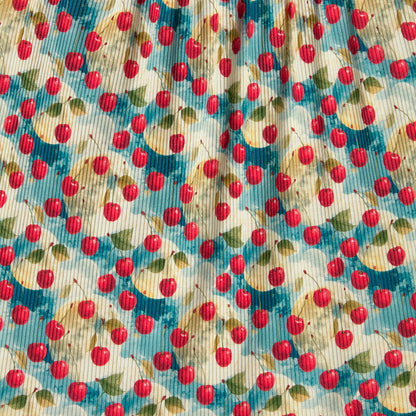 DRESS GIRL RIB LIGHT-BLUE