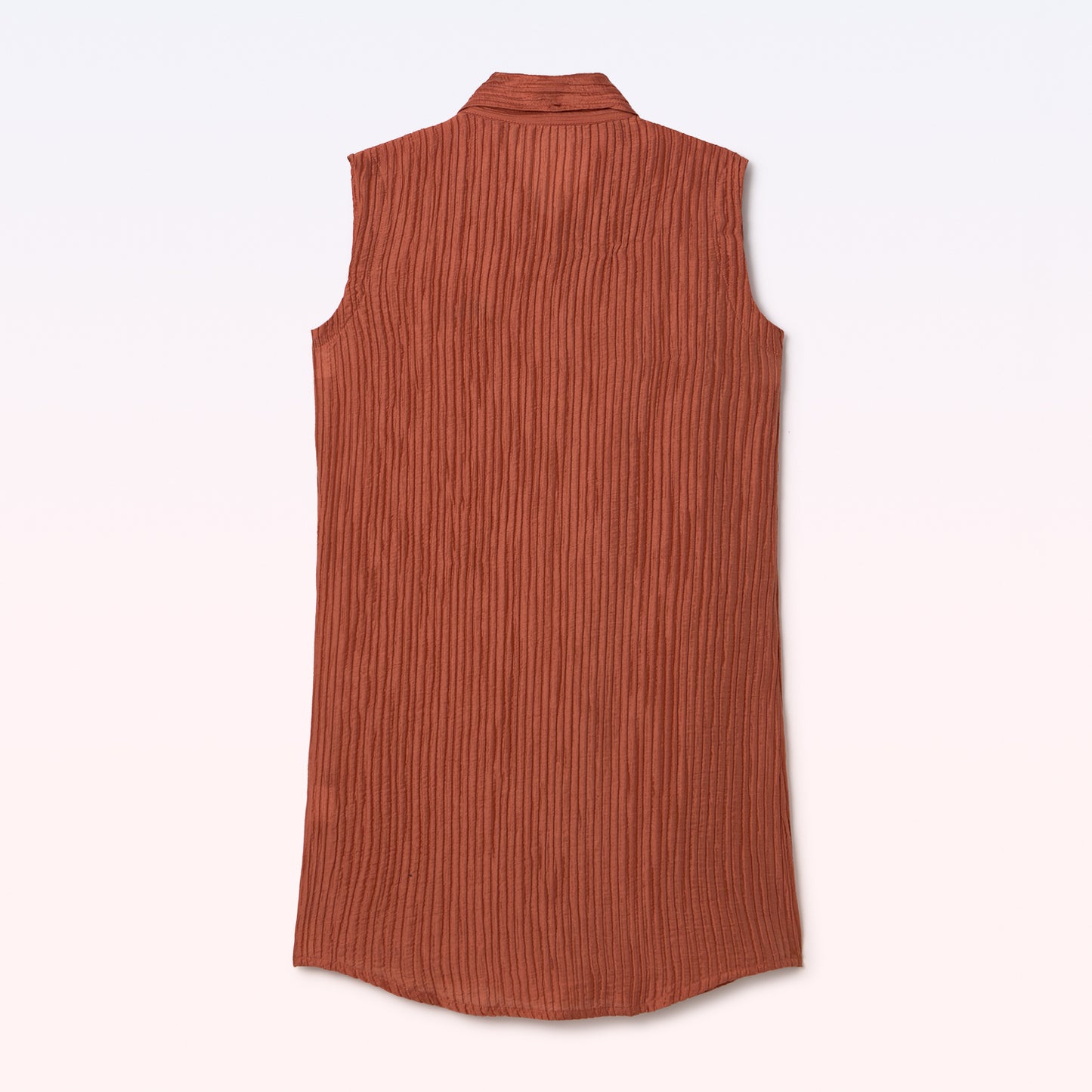 DRESS PLEATTED ORANGE