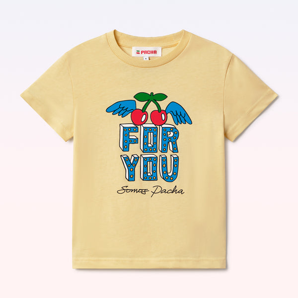T-SHIRT FOR YOU KIDS YELLOW
