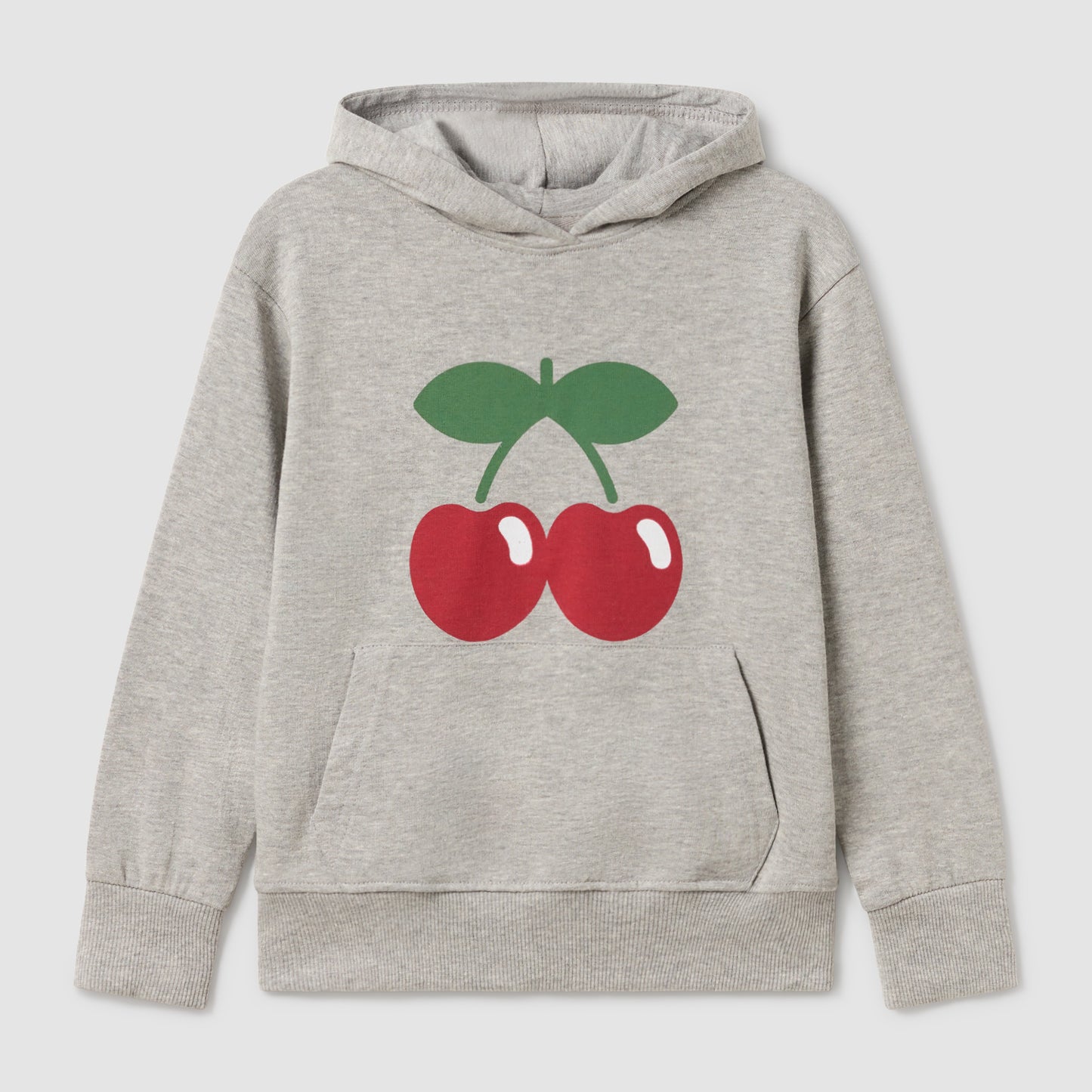 Basic-Sweatshirt mit Kirschen