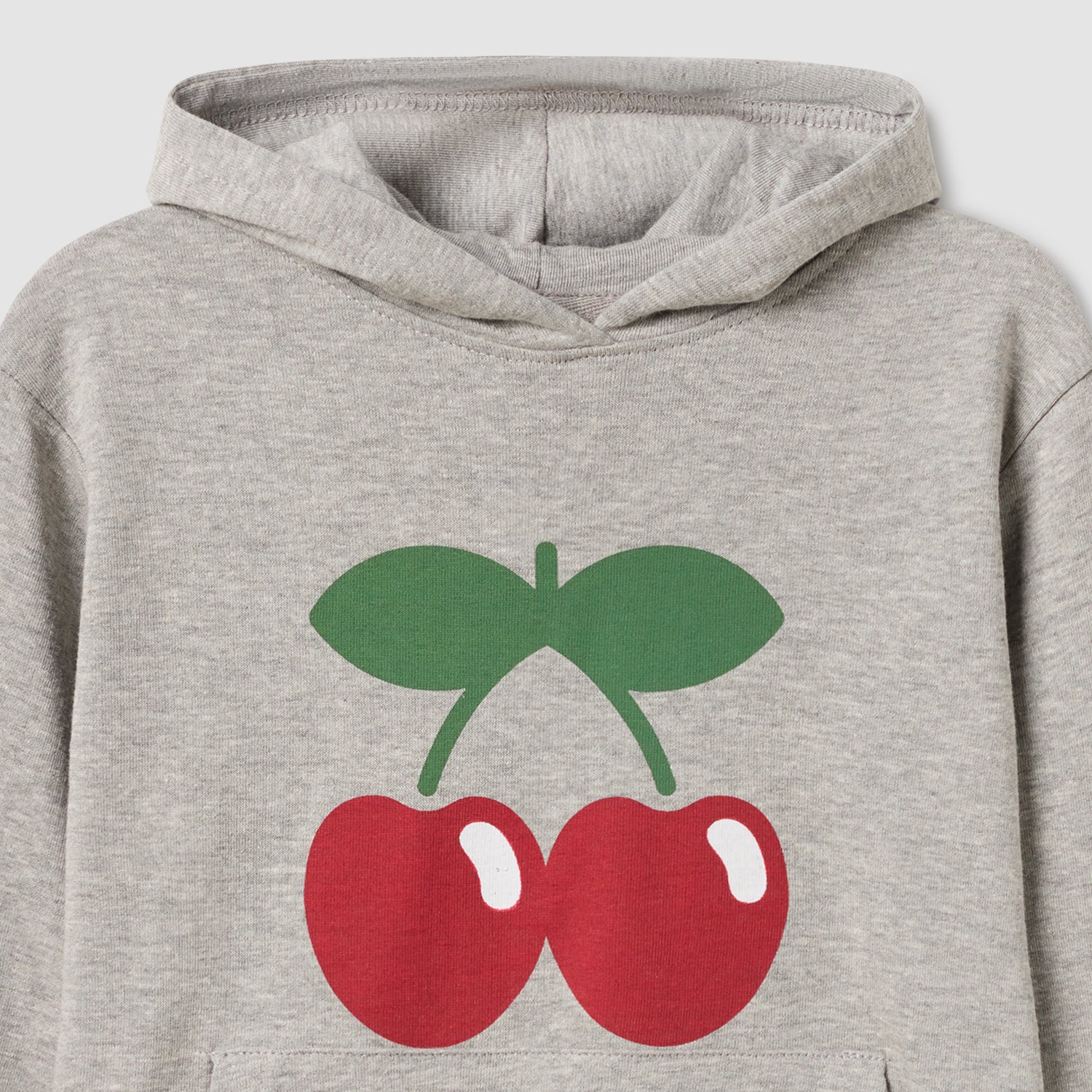 Basic-Sweatshirt mit Kirschen