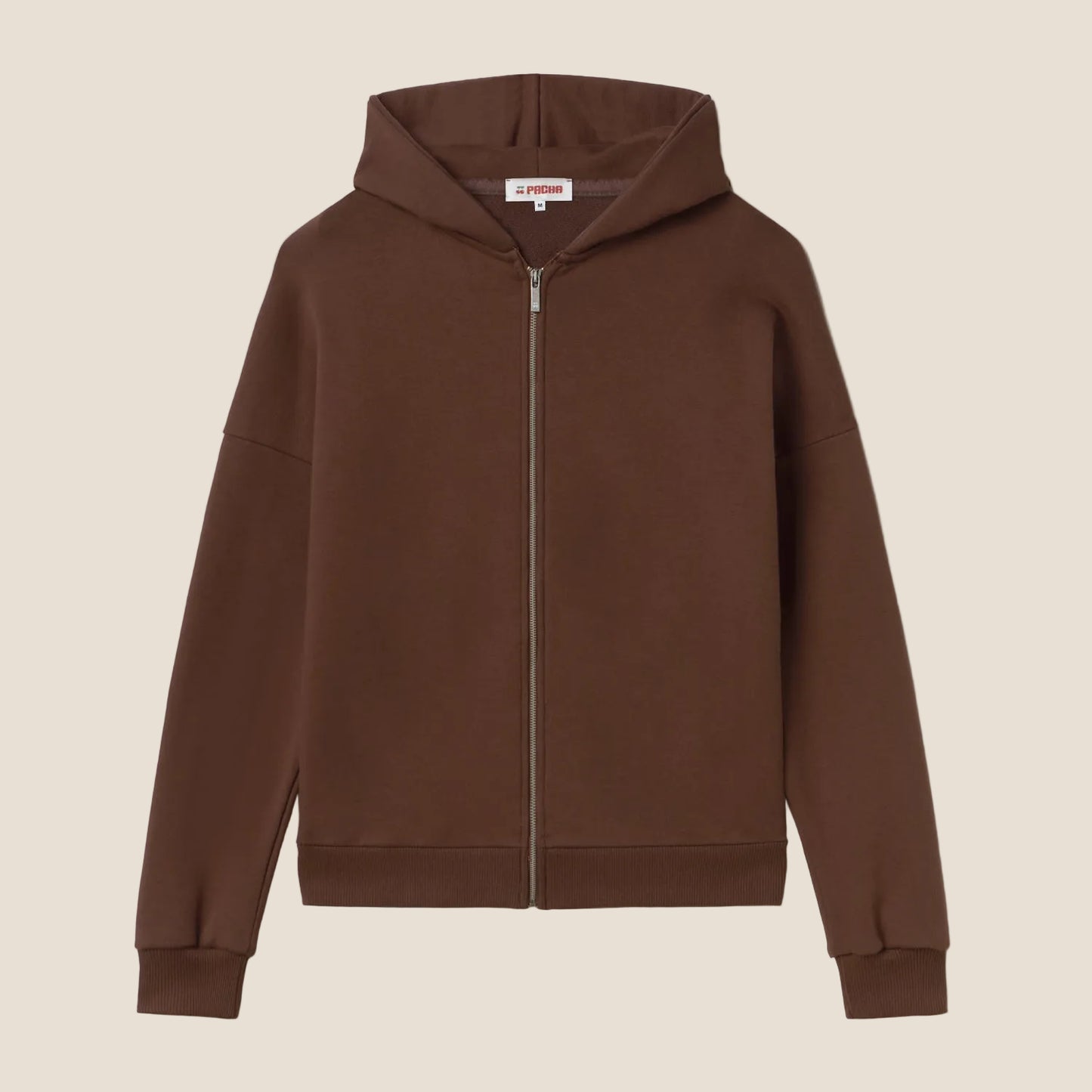 HOODIE OVERSIZE PATCH BROWN