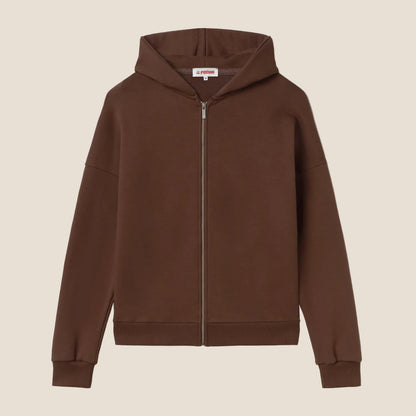 HOODIE OVERSIZE PATCH BROWN