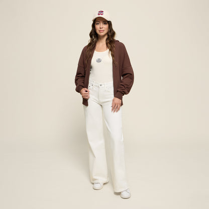 HOODIE OVERSIZE PATCH BROWN