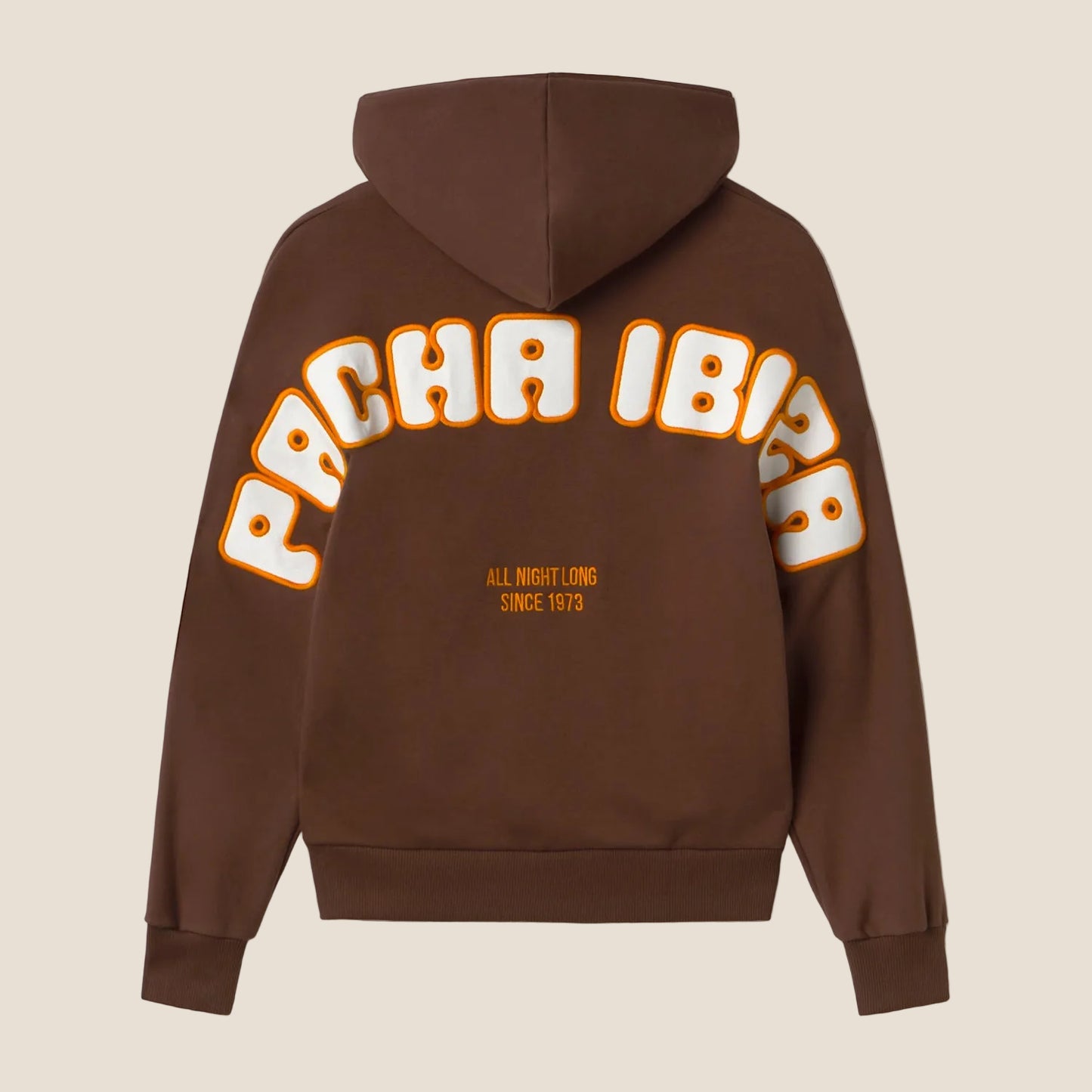 HOODIE OVERSIZE PATCH BROWN