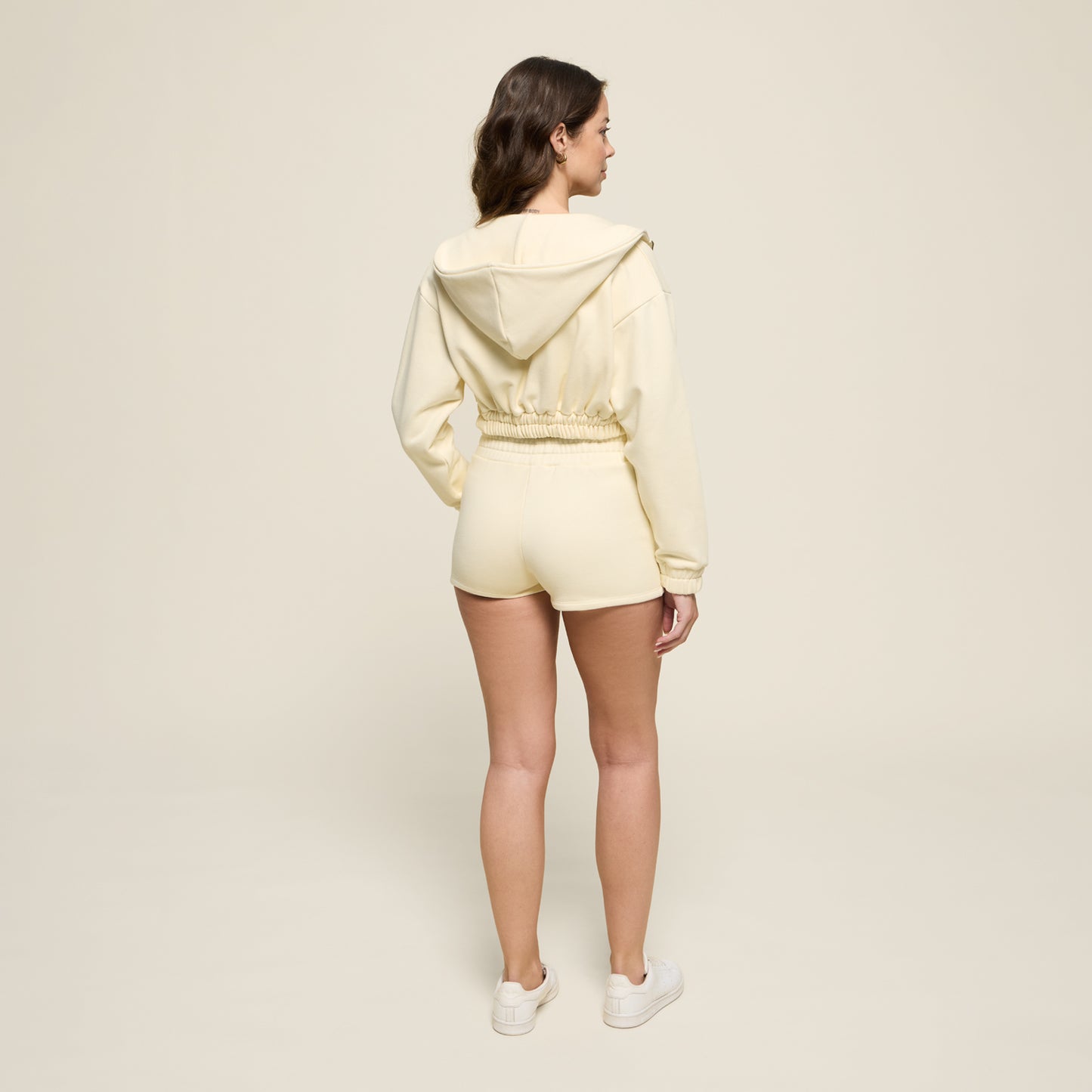 HOODIE TENNIS WOMAN ECRU